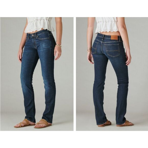 Lucky Brand Mid Rise Sweet Jean Straight Medium Wash Size 10 / 30 - Picture 1 of 16